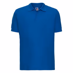 Russell Mens Ultimate Cotton Pique Polo Shirt - S, Azure