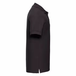 Russell Mens Ultimate Cotton Pique Polo Shirt - M, Black