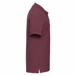 Russell Mens Ultimate Cotton Pique Polo Shirt - M, Burgundy