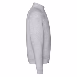 Fruit Of The Loom Mens Premium Zip Neck Heather Sweatshirt - M, Heather Grey