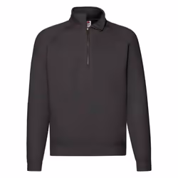 Fruit of the Loom Mens Premium Polycotton Sweatshirt - XXL, Black