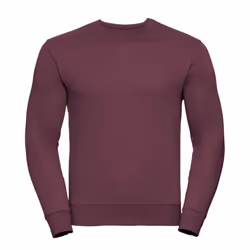 Russell Mens Authentic Sweatshirt - S, Burgundy