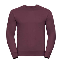 Russell Mens Authentic Sweatshirt - S, Burgundy