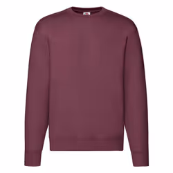 Fruit of the Loom Mens Premium Drop Shoulder Sweatshirt - L, Burgundy