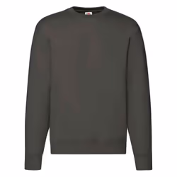Fruit of the Loom Mens Premium Drop Shoulder Sweatshirt - L, Charcoal