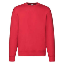 Fruit of the Loom Mens Premium Drop Shoulder Sweatshirt - XXL, Red