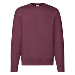 Fruit of the Loom Mens Premium Drop Shoulder Sweatshirt - S, Burgundy