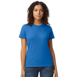 Gildan Womens/Ladies Soft Midweight T-Shirt - XXL, Royal Blue