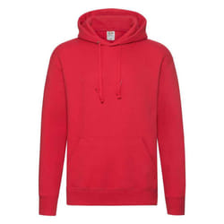 Fruit of the Loom Mens Premium Hoodie - M, Red