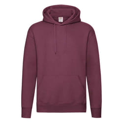 Fruit of the Loom Mens Premium Hoodie - XL, Burgundy
