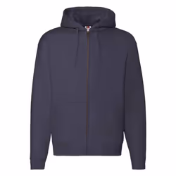 Fruit of the Loom Unisex Adult Premium Full Zip Hoodie - S, Deep Navy