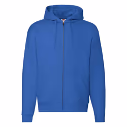 Fruit of the Loom Unisex Adult Premium Full Zip Hoodie - S, Royal Blue