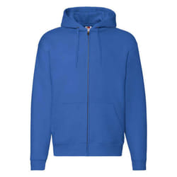 Fruit of the Loom Unisex Adult Premium Full Zip Hoodie - S, Royal Blue