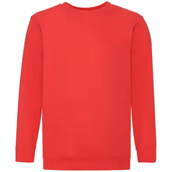 Fruit of the Loom Kids/Childrens Classic Drop Shoulder Sweatshirt - 7-8 Years, Red