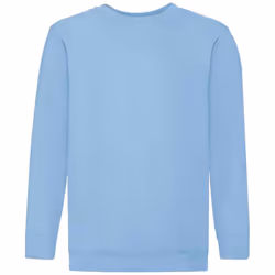 Fruit of the Loom Kids/Childrens Classic Drop Shoulder Sweatshirt - 7-8 Years, Sky Blue