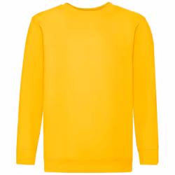 Fruit of the Loom Kids/Childrens Classic Drop Shoulder Sweatshirt - 9-11 Years, Sunflower