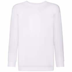 Fruit of the Loom Kids/Childrens Classic Drop Shoulder Sweatshirt - 14-15 Years, White