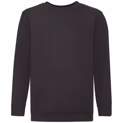 Fruit of the Loom Kids/Childrens Classic Drop Shoulder Sweatshirt - 9-11 Years, Black