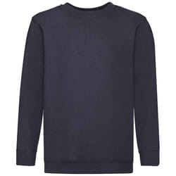 Fruit of the Loom Kids/Childrens Classic Drop Shoulder Sweatshirt - 9-11 Years, Deep Navy