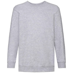 Fruit of the Loom Kids/Childrens Classic Drop Shoulder Sweatshirt - 9-11 Years, Heather Grey