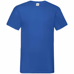 Fruit of the Loom Mens Value V Neck T-Shirt - S, Royal Blue
