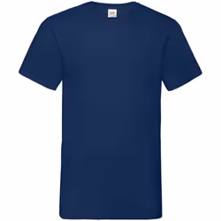 Fruit of the Loom Mens Value V Neck T-Shirt - S, Navy