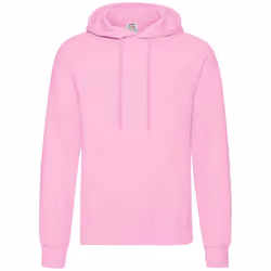 Fruit of the Loom Adults Unisex Classic Hooded Sweatshirt - S, Light Pink