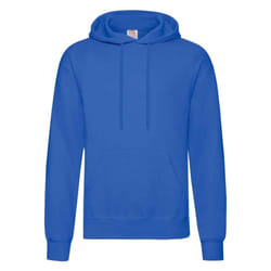 Fruit of the Loom Adults Unisex Classic Hooded Sweatshirt - S, Royal Blue