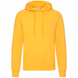 Fruit of the Loom Adults Unisex Classic Hooded Sweatshirt - S, Sunflower