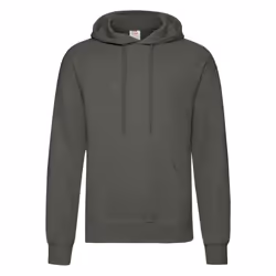 Fruit of the Loom Adults Unisex Classic Hooded Sweatshirt - S, Light Graphite