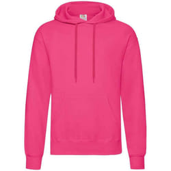 Fruit of the Loom Adults Unisex Classic Hooded Sweatshirt - XXL, Fuchsia