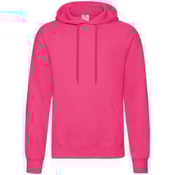 Fruit of the Loom Adults Unisex Classic Hooded Sweatshirt - XL, Fuchsia