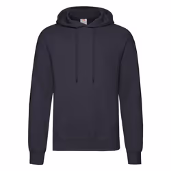 Fruit of the Loom Adults Unisex Classic Hooded Sweatshirt - S, Deep Navy