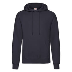 Fruit of the Loom Adults Unisex Classic Hooded Sweatshirt - S, Deep Navy