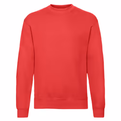Fruit Of The Loom Mens Classic Drop Shoulder Sweatshirt - M, Red