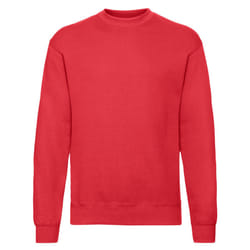 Fruit Of The Loom Mens Classic Drop Shoulder Sweatshirt - M, Red