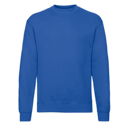 Fruit Of The Loom Mens Classic Drop Shoulder Sweatshirt - XXL, Royal Blue