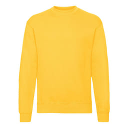 Fruit Of The Loom Mens Classic Drop Shoulder Sweatshirt - XL, Sunflower