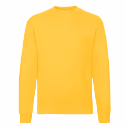 Fruit Of The Loom Mens Classic Drop Shoulder Sweatshirt - S, Sunflower