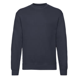 Fruit Of The Loom Mens Classic Drop Shoulder Sweatshirt - L, Deep Navy
