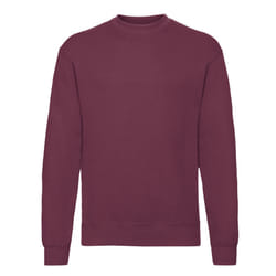 Fruit Of The Loom Mens Classic Drop Shoulder Sweatshirt - S, Burgundy