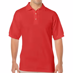 Gildan Mens DryBlend Polo Shirt - 3XL, Red