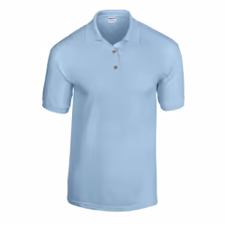 Gildan Mens DryBlend Polo Shirt - M, Light Blue