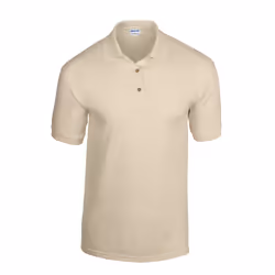 Gildan Mens DryBlend Polo Shirt - S, Sand