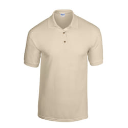 Gildan Mens DryBlend Polo Shirt - S, Sand