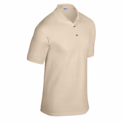 Gildan Mens DryBlend Polo Shirt - S, Sand