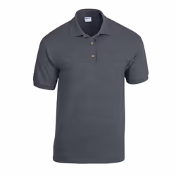 Gildan Mens DryBlend Polo Shirt - S, Dark Heather
