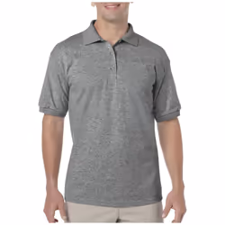 Gildan Mens DryBlend Polo Shirt - XXL, Graphite Heather