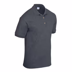 Gildan Mens DryBlend Polo Shirt - XL, Dark Heather