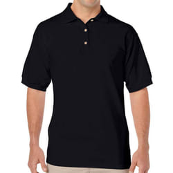 Gildan Mens DryBlend Polo Shirt - S, Black
